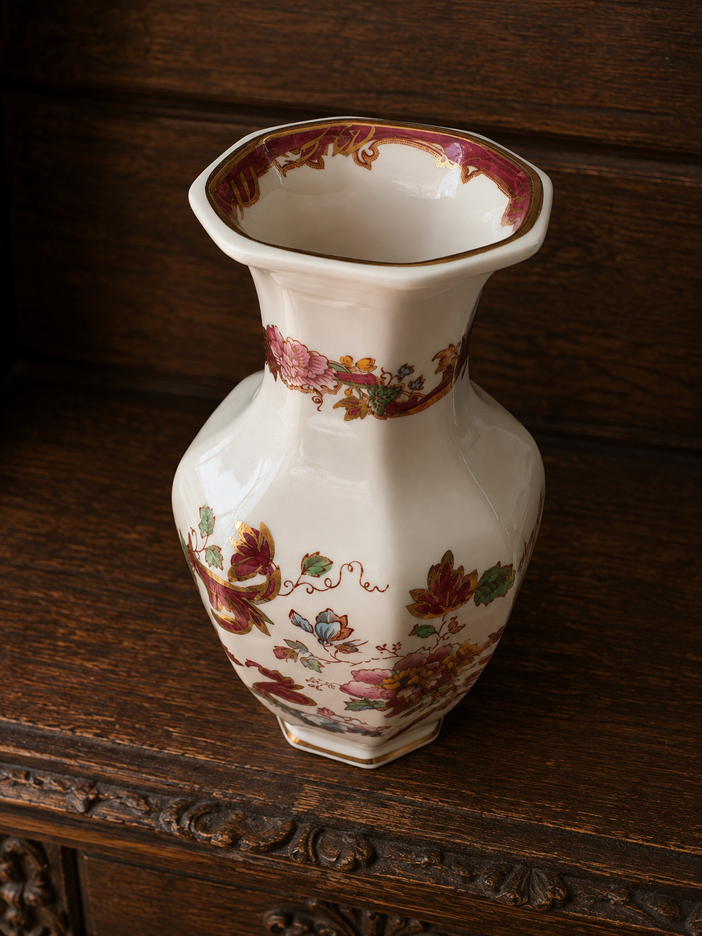 Masons ‘Mandalay Red’ Vase