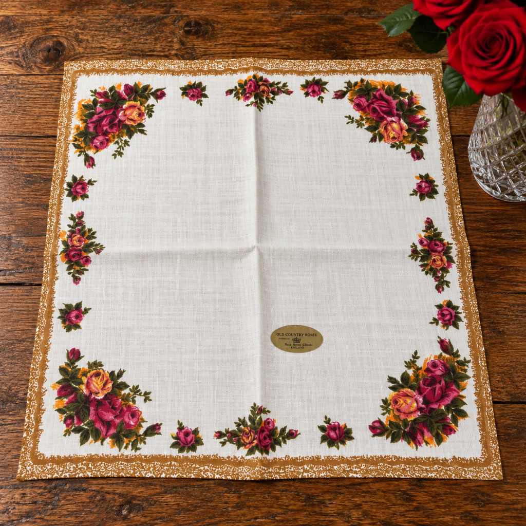 Royal Albert Old Country Roses Vintage Napkins – Set of 8