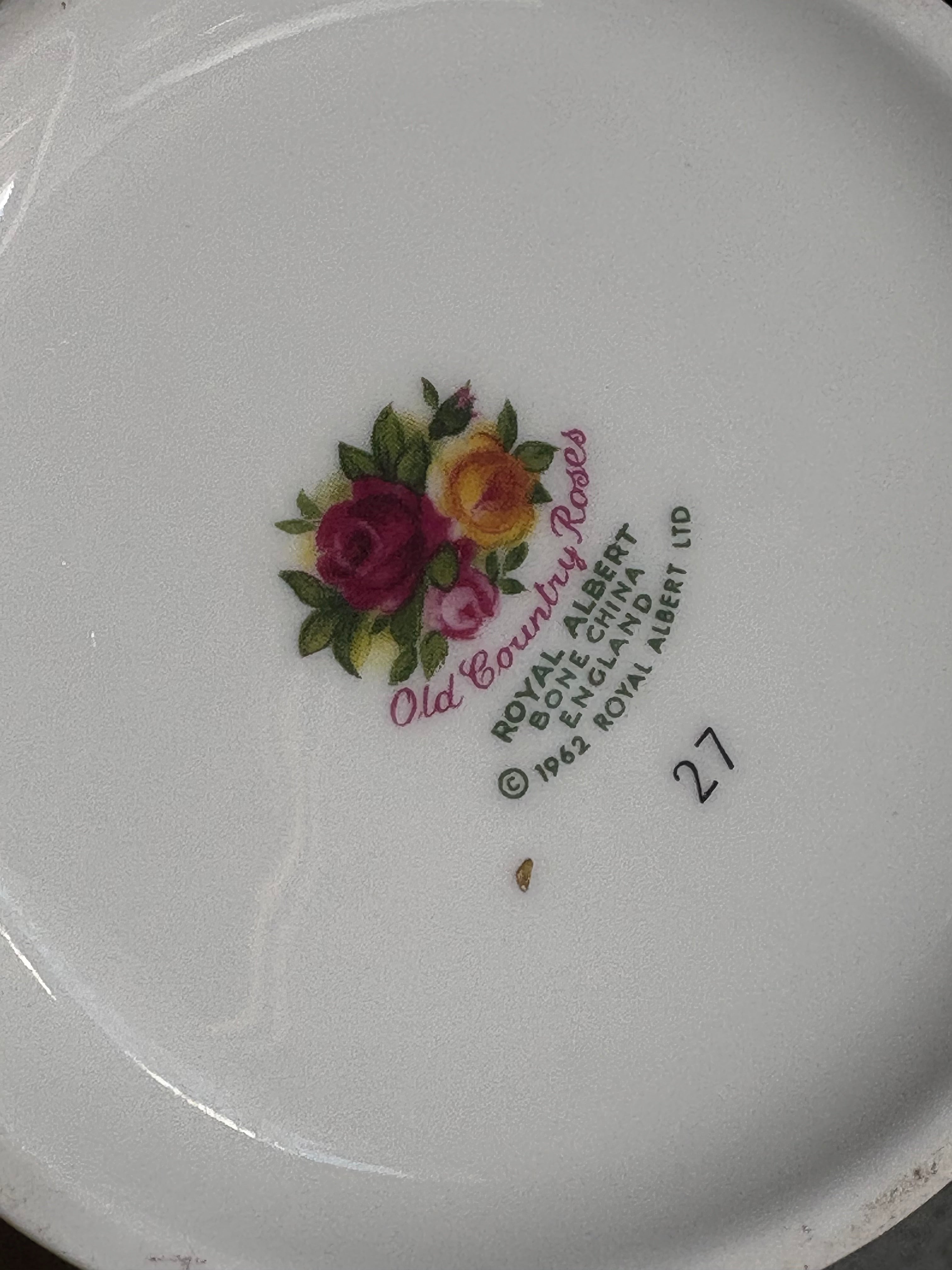 Set of 2 Royal Albert Old Country Roses Ginger Jars (NO LIDS)