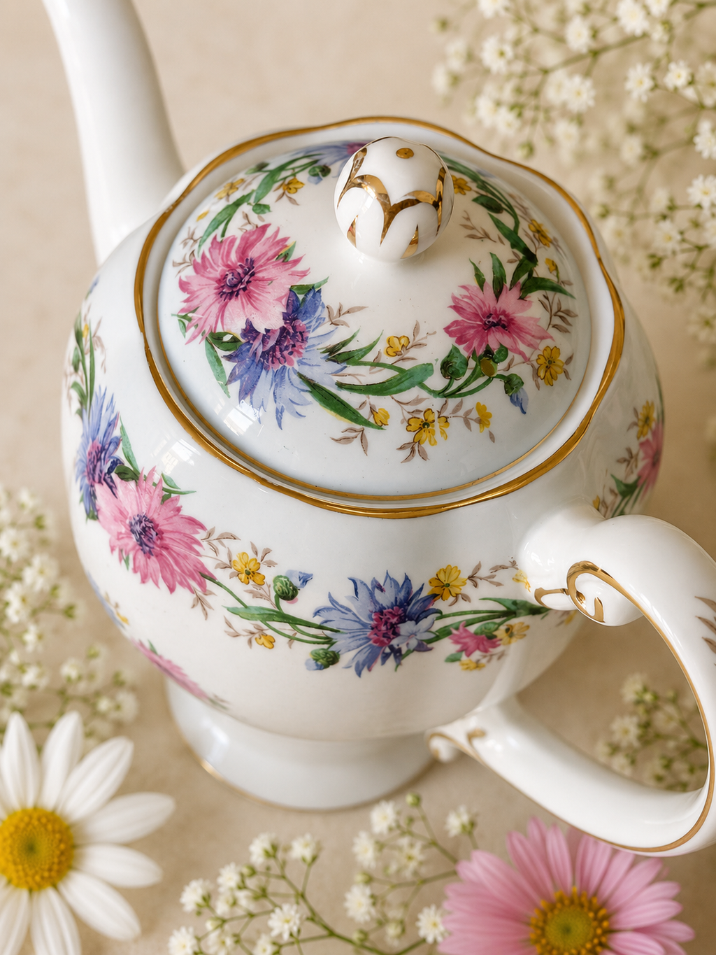 Foley Cornflower Coffee Pot