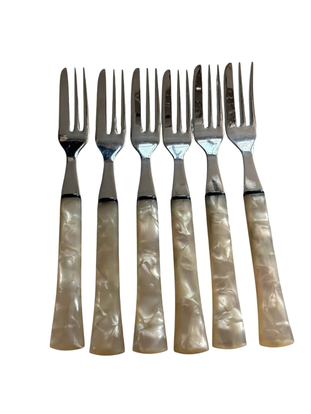 Mother of Pearl Set of 6 Cake Forks