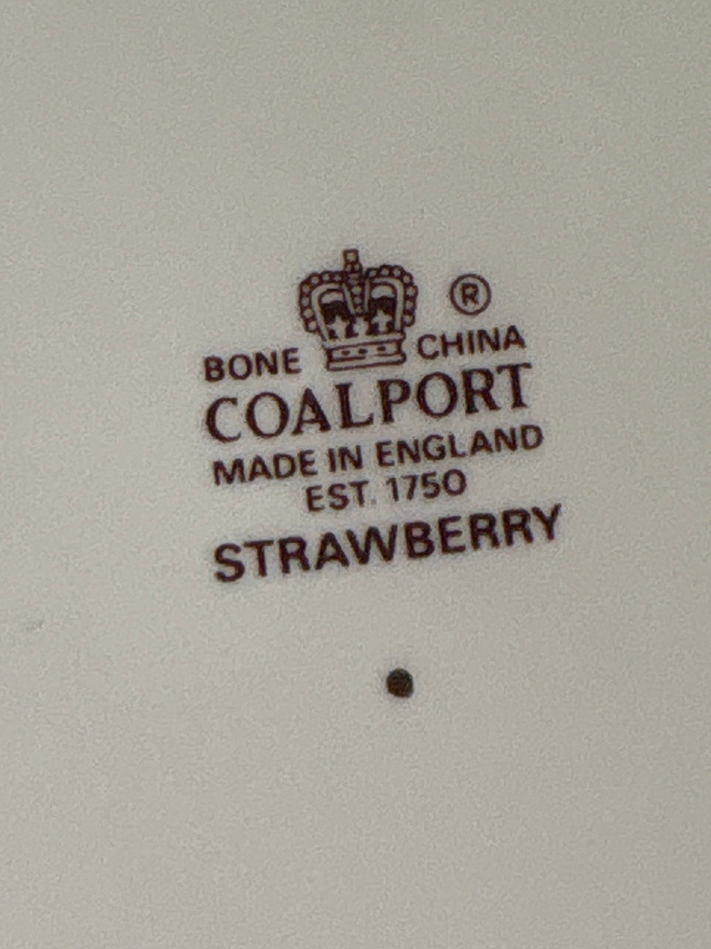 Coalport Strawberry Salad Bowl