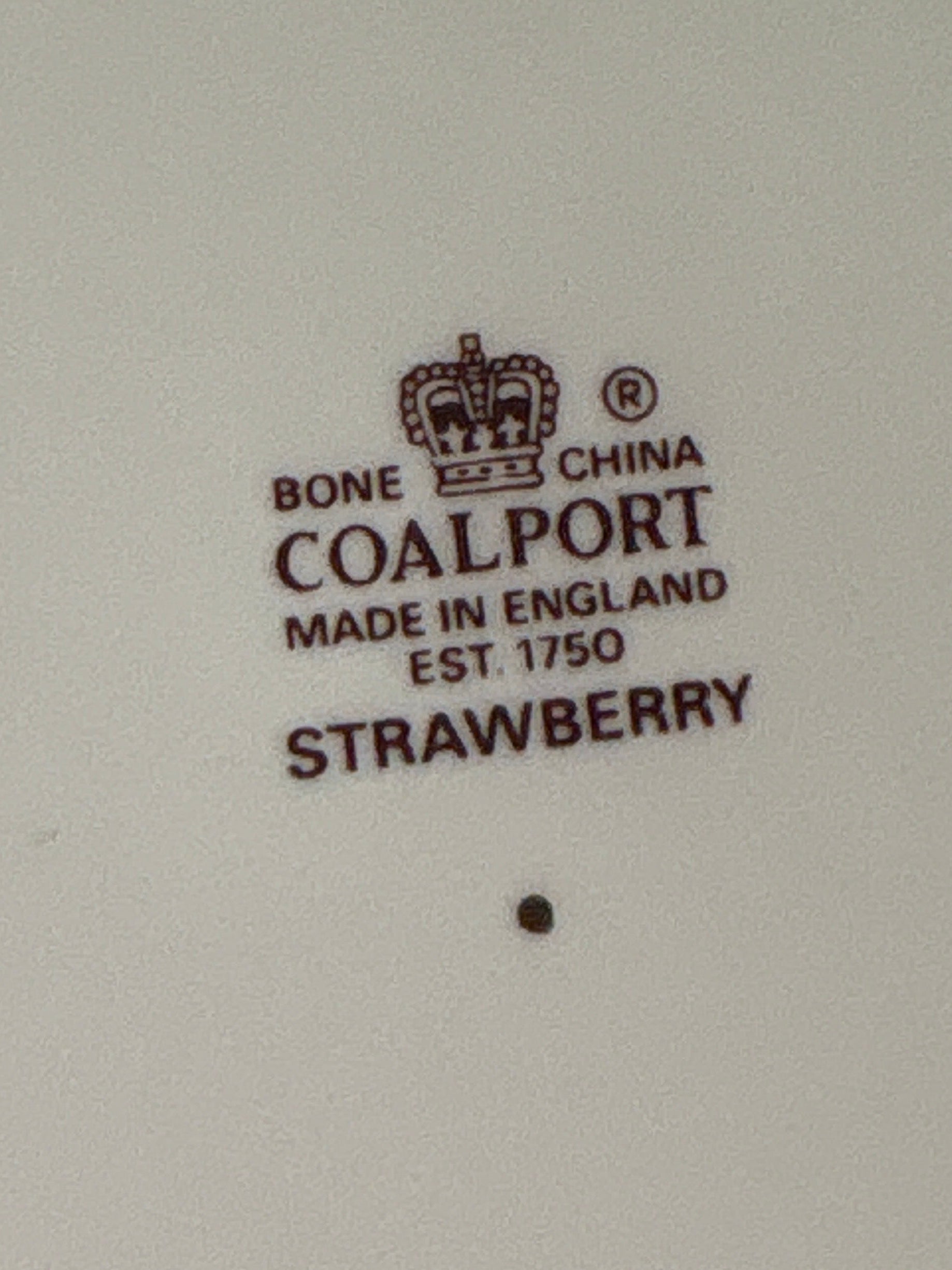 Coalport Strawberry Salad Bowl