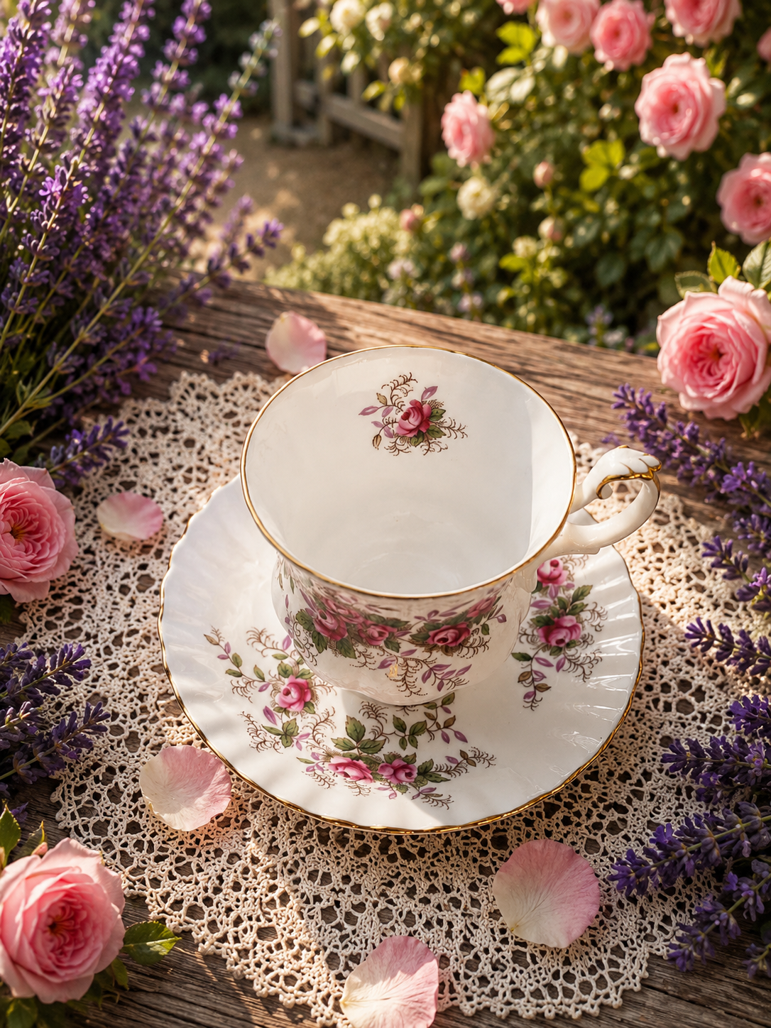 Royal Albert “Lavender Rose” Coffee Cup & Saucer
