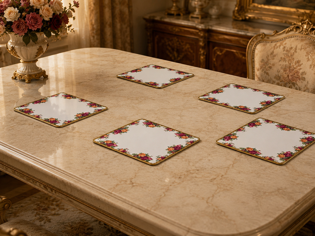 Set of 5 Old Country Roses Placemats