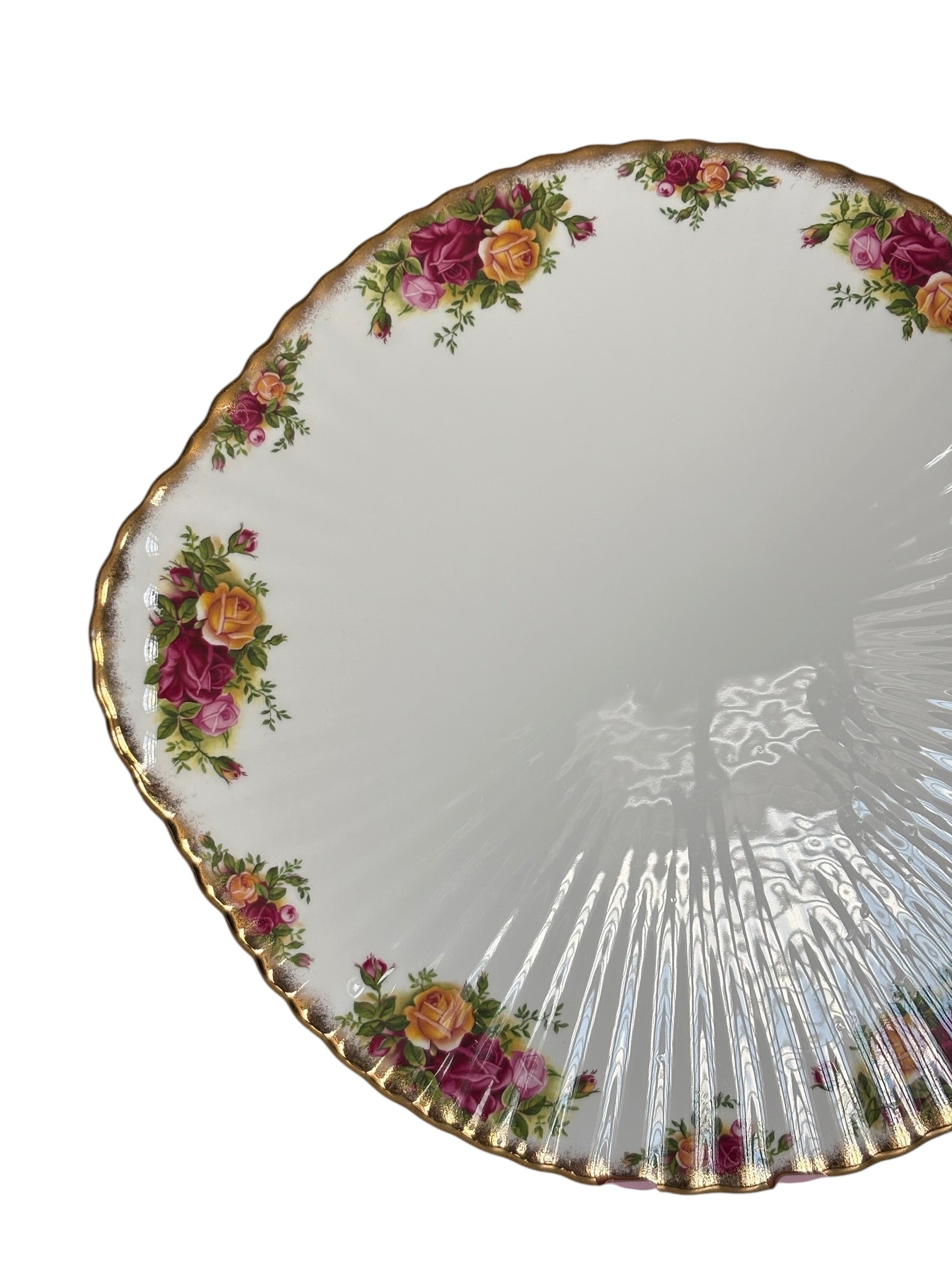 Royal Albert Old Country Roses Large Gateau Plate 2nd Quality