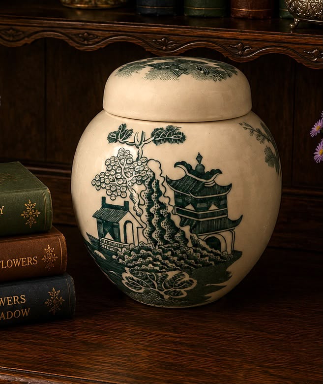 Vintage Masons Ginger Jar