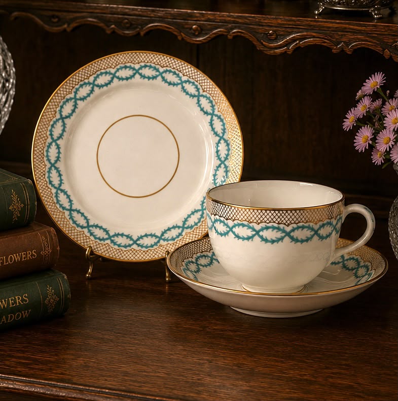 Vintage Fine Bone China Trio