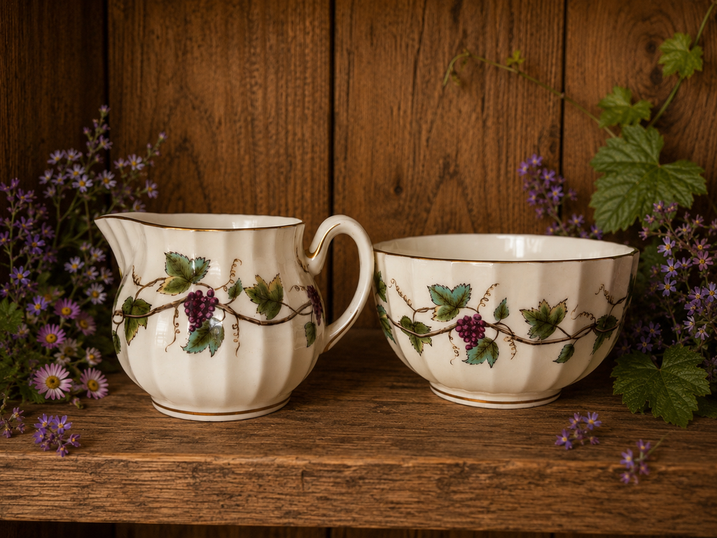 Royal Worcester Bacchanal Coffee Set
