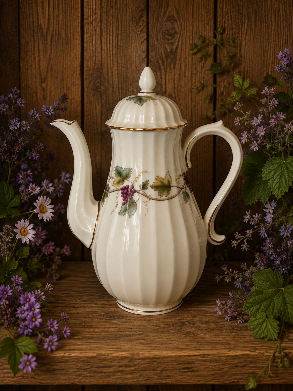 Royal Worcester Bacchanal Coffee Set