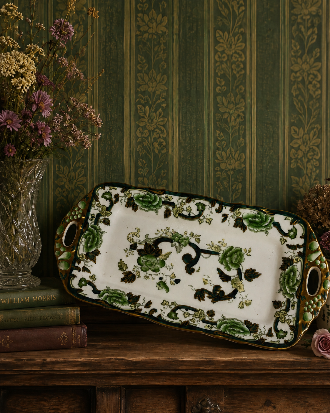 Masons Chartreuse Platter