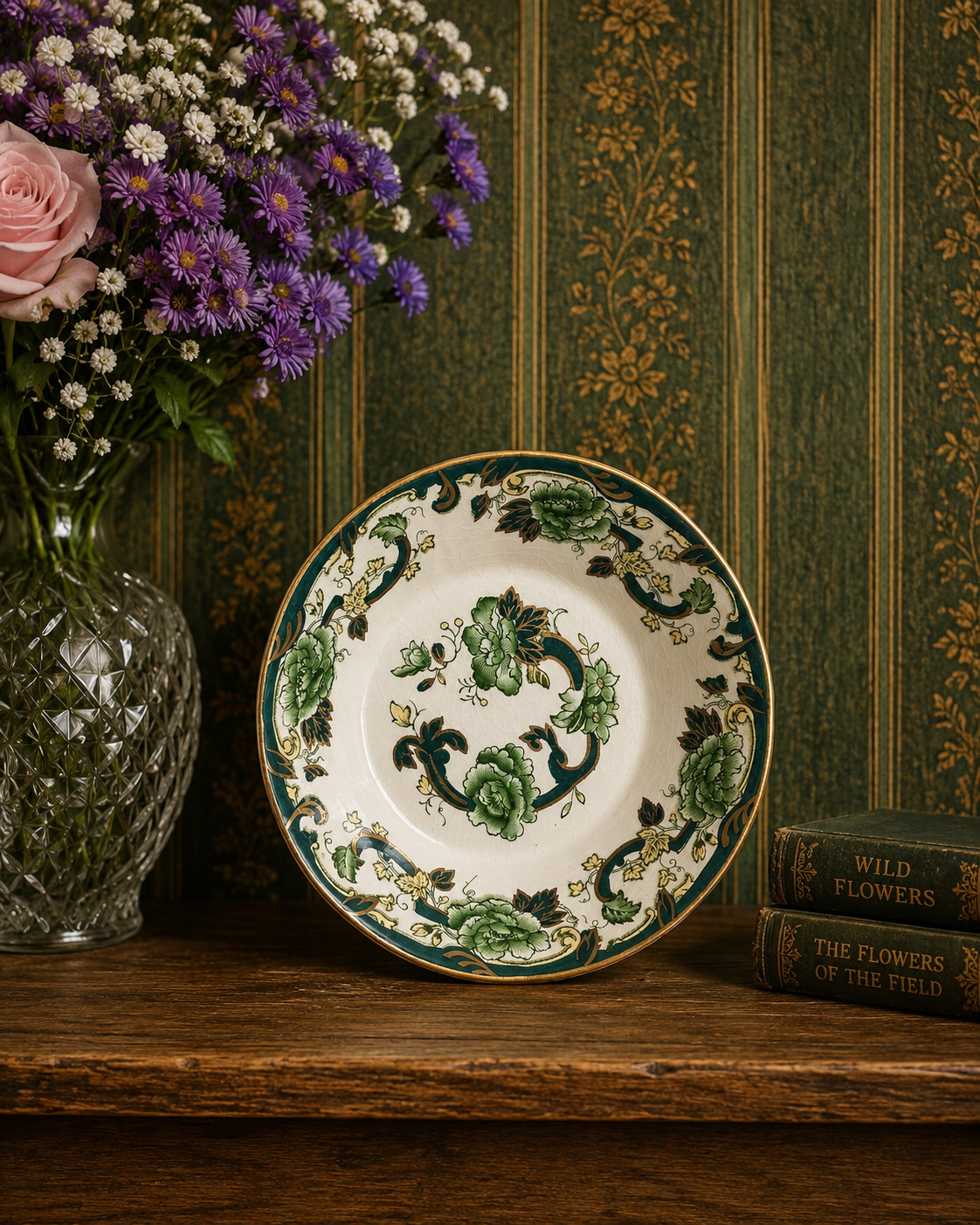 Masons Chartreuse Set of 6 Fruit Dishes