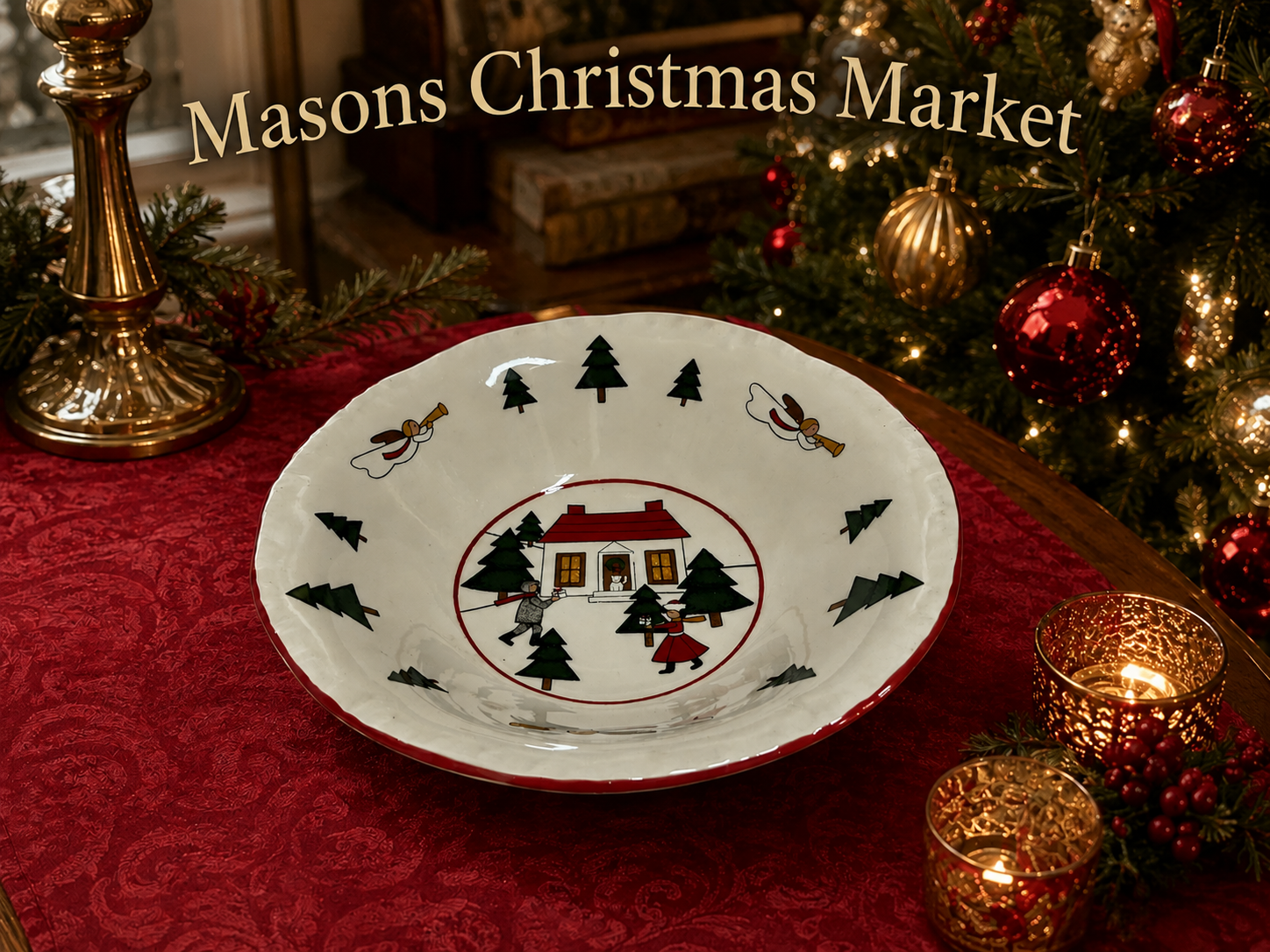 Masons Christmas Market Bowl