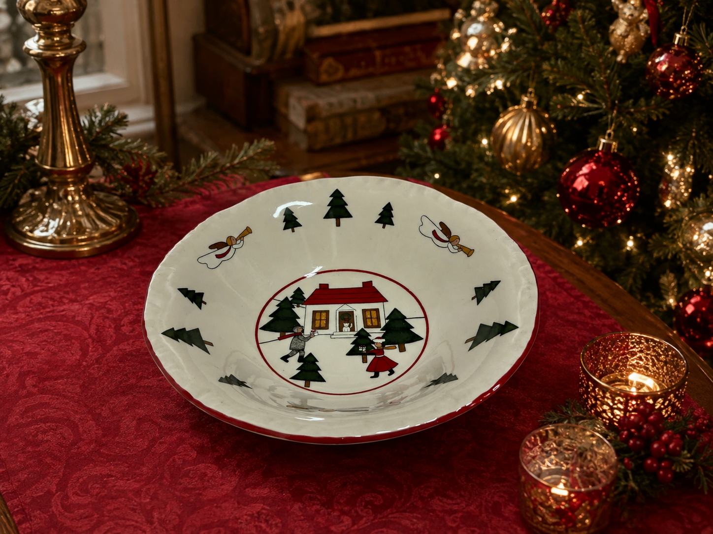 Masons Christmas Market Bowl