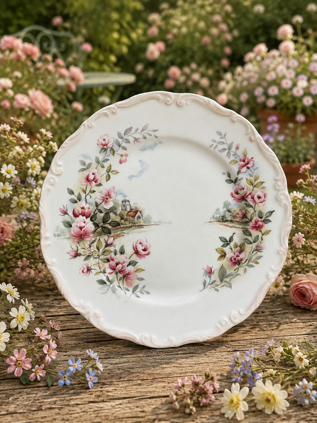 Royal Albert Cottage Garden Year Series – Four Seasons Plates