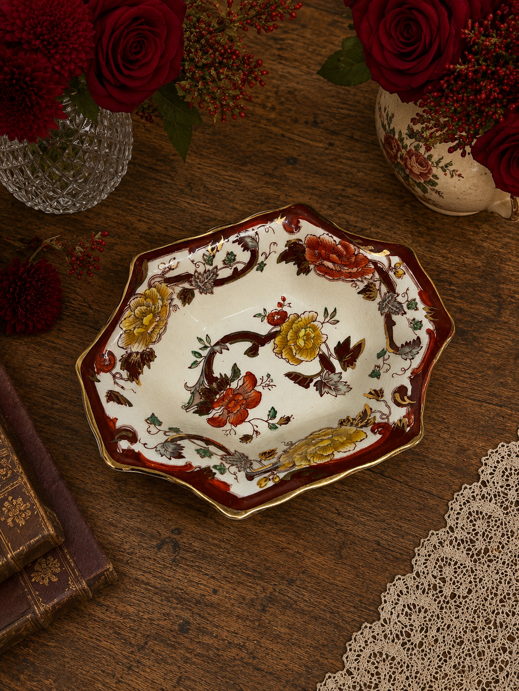 Masons ‘Mandalay Red’ Trinket Dish