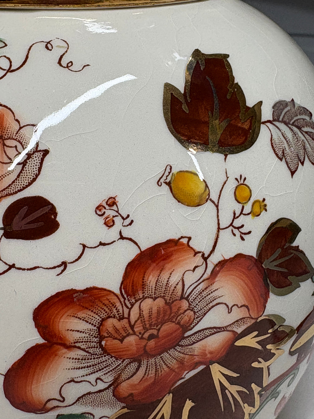 Masons ‘Brown Velvet’ Large Ginger Jar