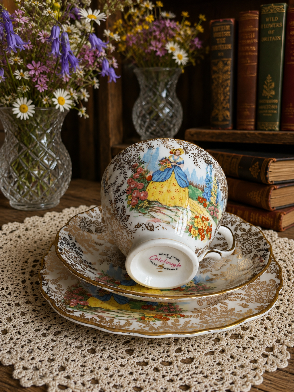 Colclough “Crinoline Lady" Trio
