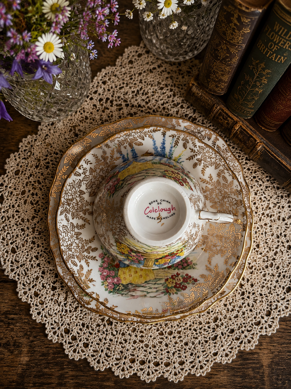 Colclough “Crinoline Lady" Trio