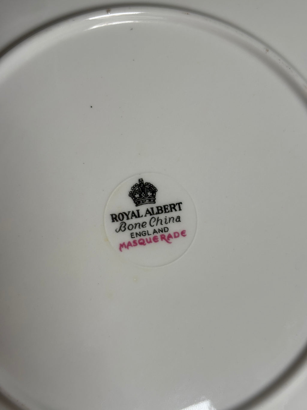 Royal Albert “Masquerade” Cake Plate