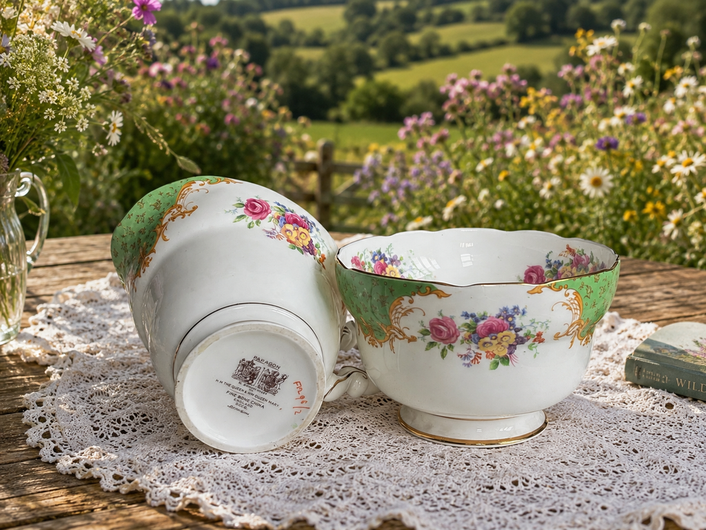 Paragon “Rockingham” Milk Jug & Sugar Bowl