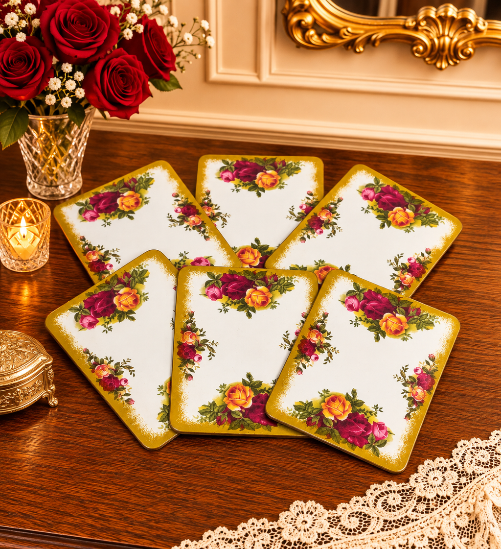 Royal Albert Old Country Roses Genuine Coasters Set of 6