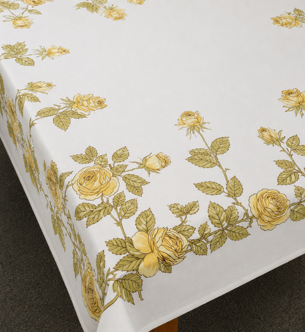 Yellow Roses Table Cloth