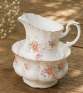 Royal Albert Peach Rose Milk Jug & Sugar Bowl
