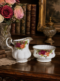 First Quality Royal Albert Old Country Roses Milk Jug & Sugar Bowl Set