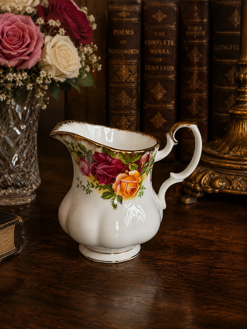 First Quality Royal Albert Old Country Roses Coffee Creamer