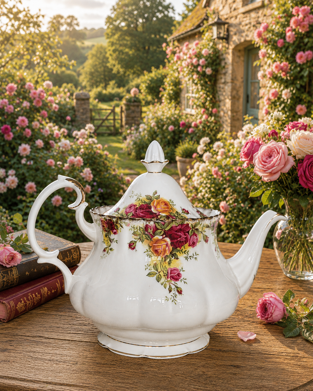 Royal Albert Old Country Roses Large Teapot 1st Quality