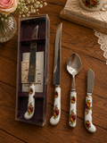 4 Pieces Royal Albert Old Country Roses Cutlery - Imperfect