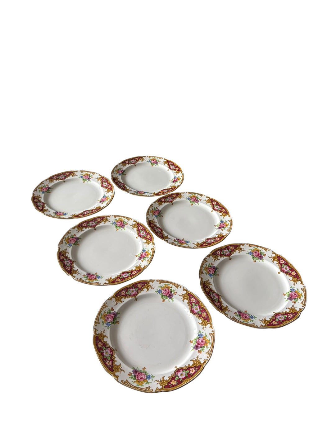 Set of 6 Burslem Side Plates
