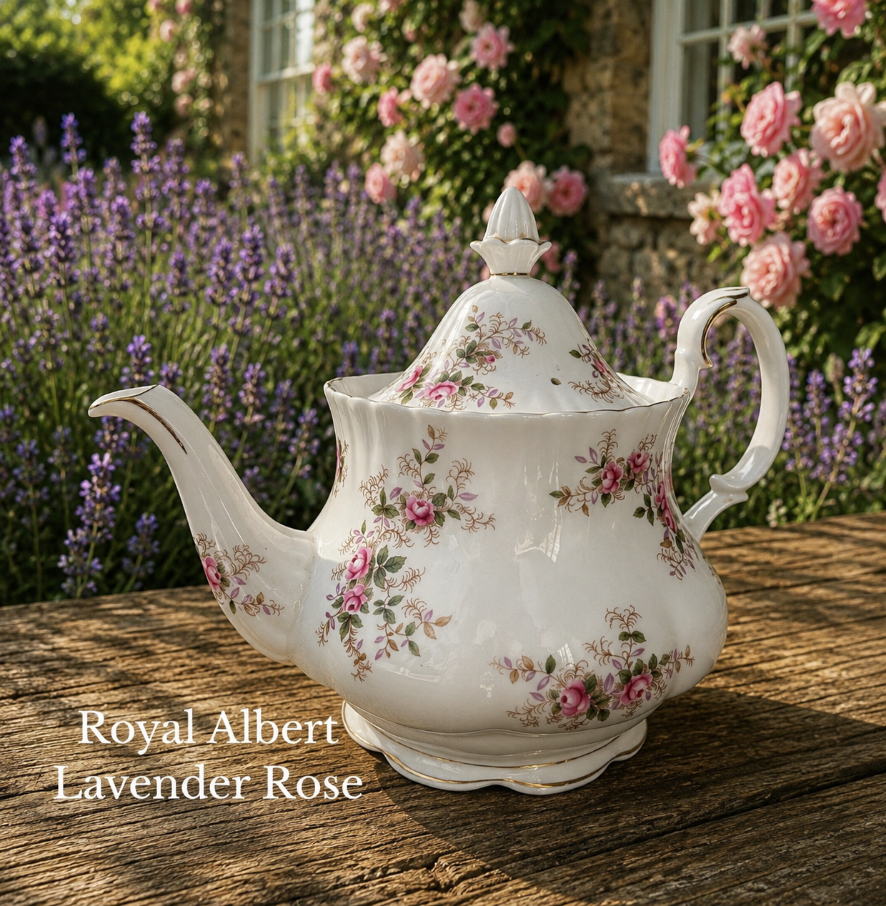 Royal Albert Lavender Rose Large Teapot