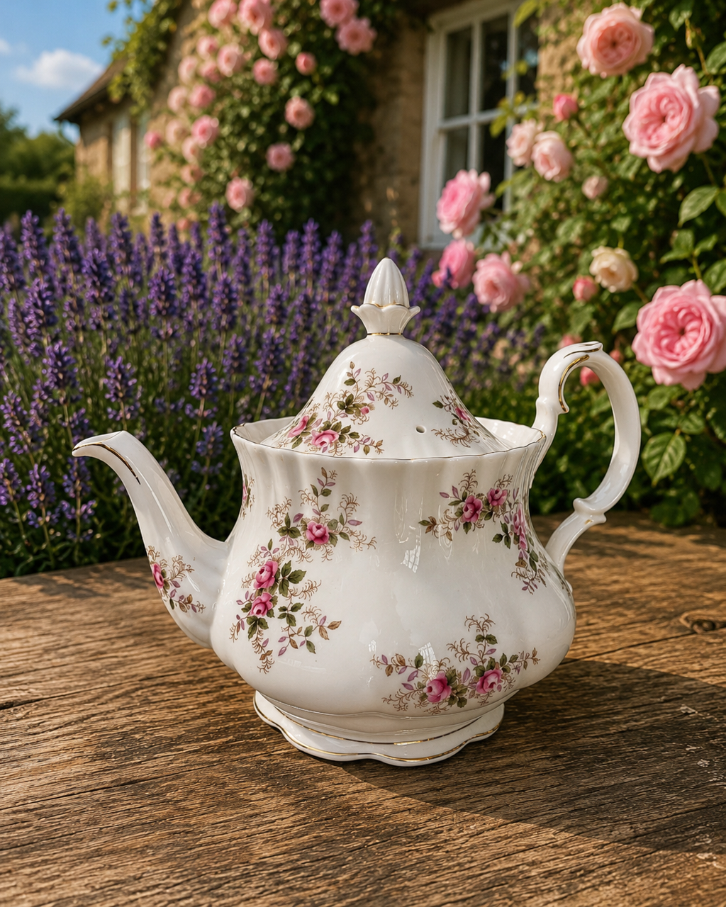 Royal Albert Lavender Rose Large Teapot