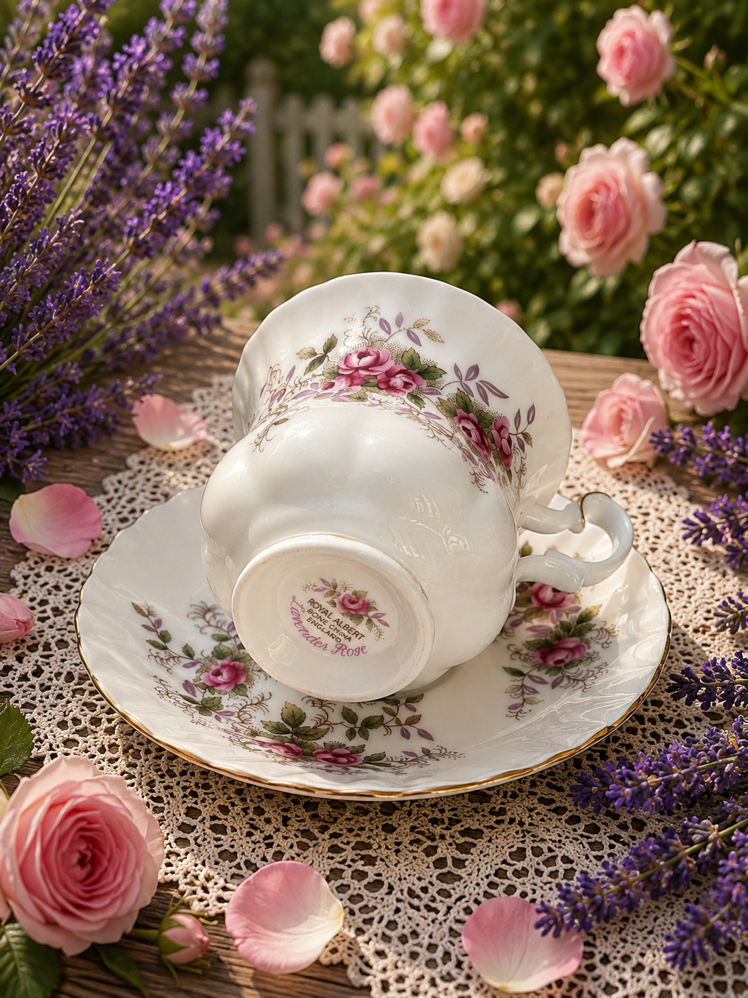 Royal Albert “Lavender Rose” Coffee Cup & Saucer