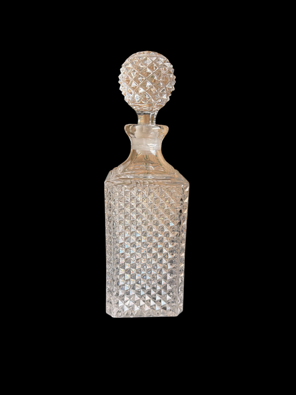 Vintage Crystal Glass Decanter  image 1