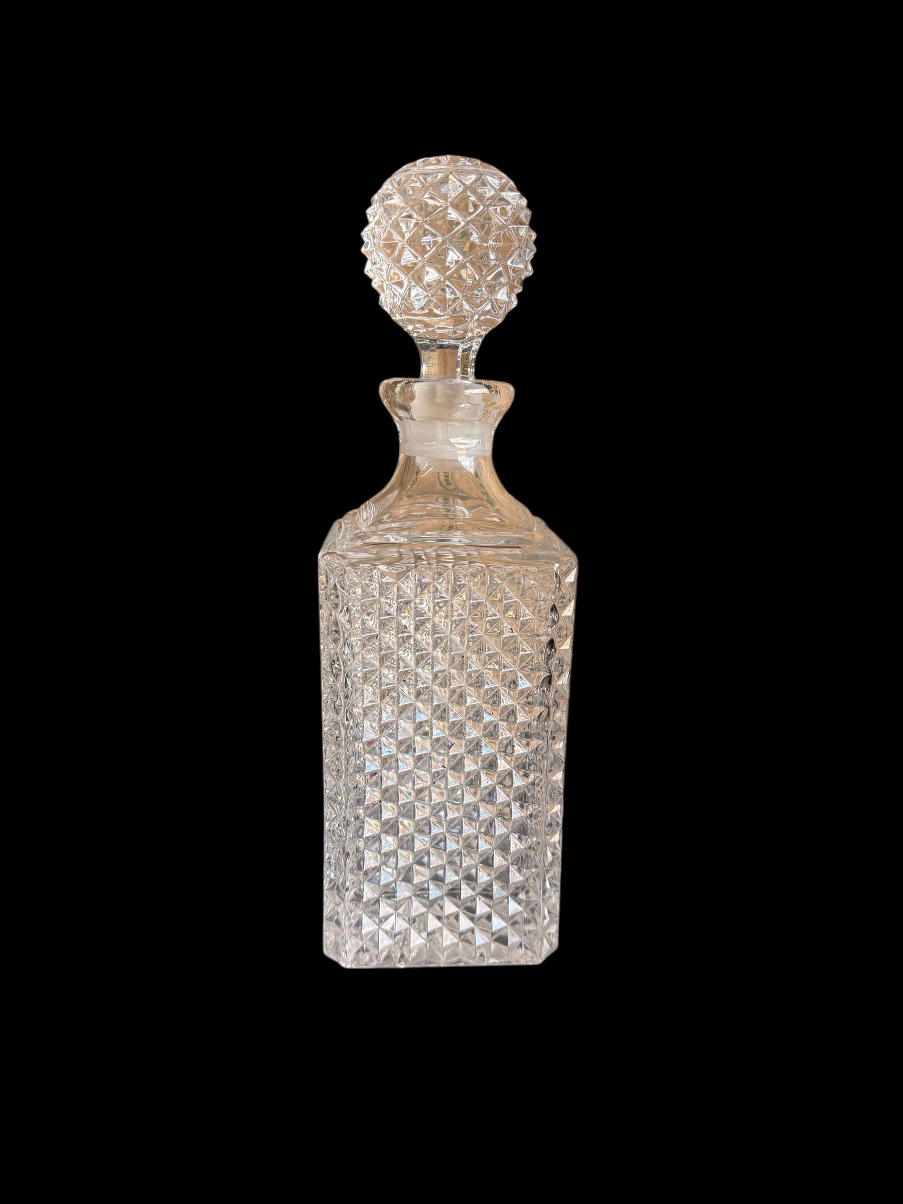 Vintage Crystal Glass Decanter  image 1