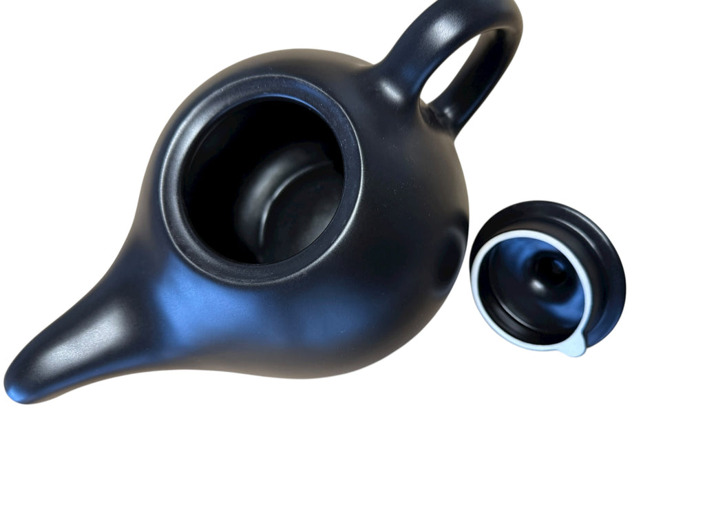 Large Teapot. Ceramic Black image 6