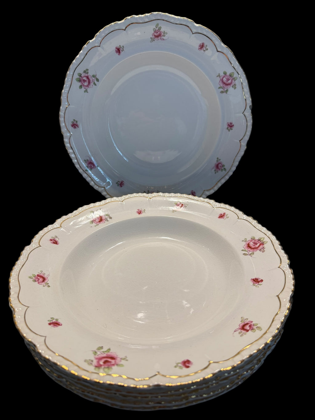 John Maddock & Son. Antique soup bowls. Set 6 image 3