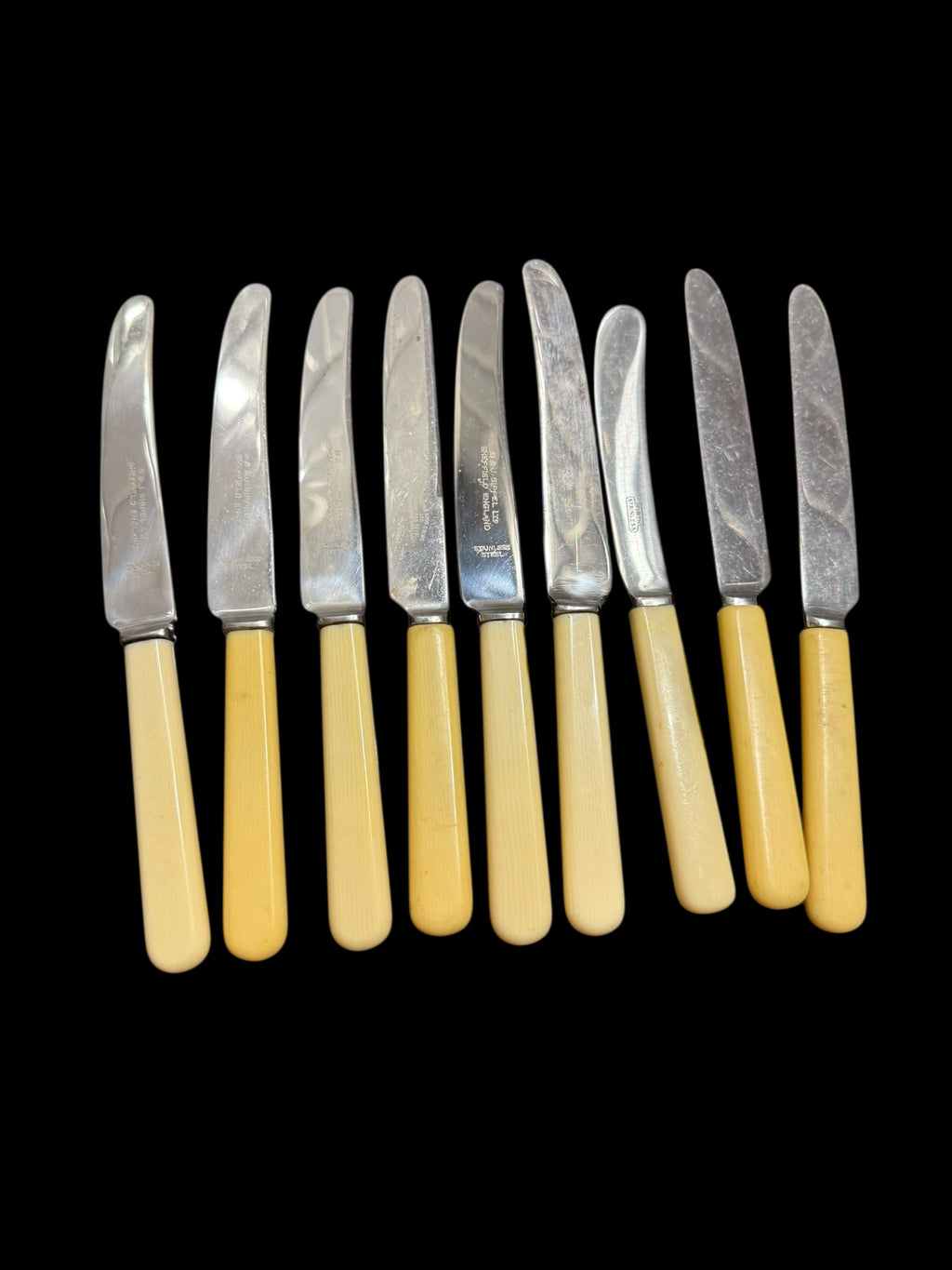 Vintage Cutlery 9 Butter Knives image 2