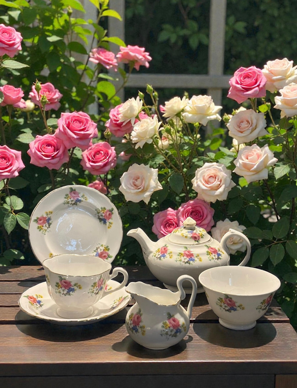 English Bone China - Tea For One Teaset  image 1