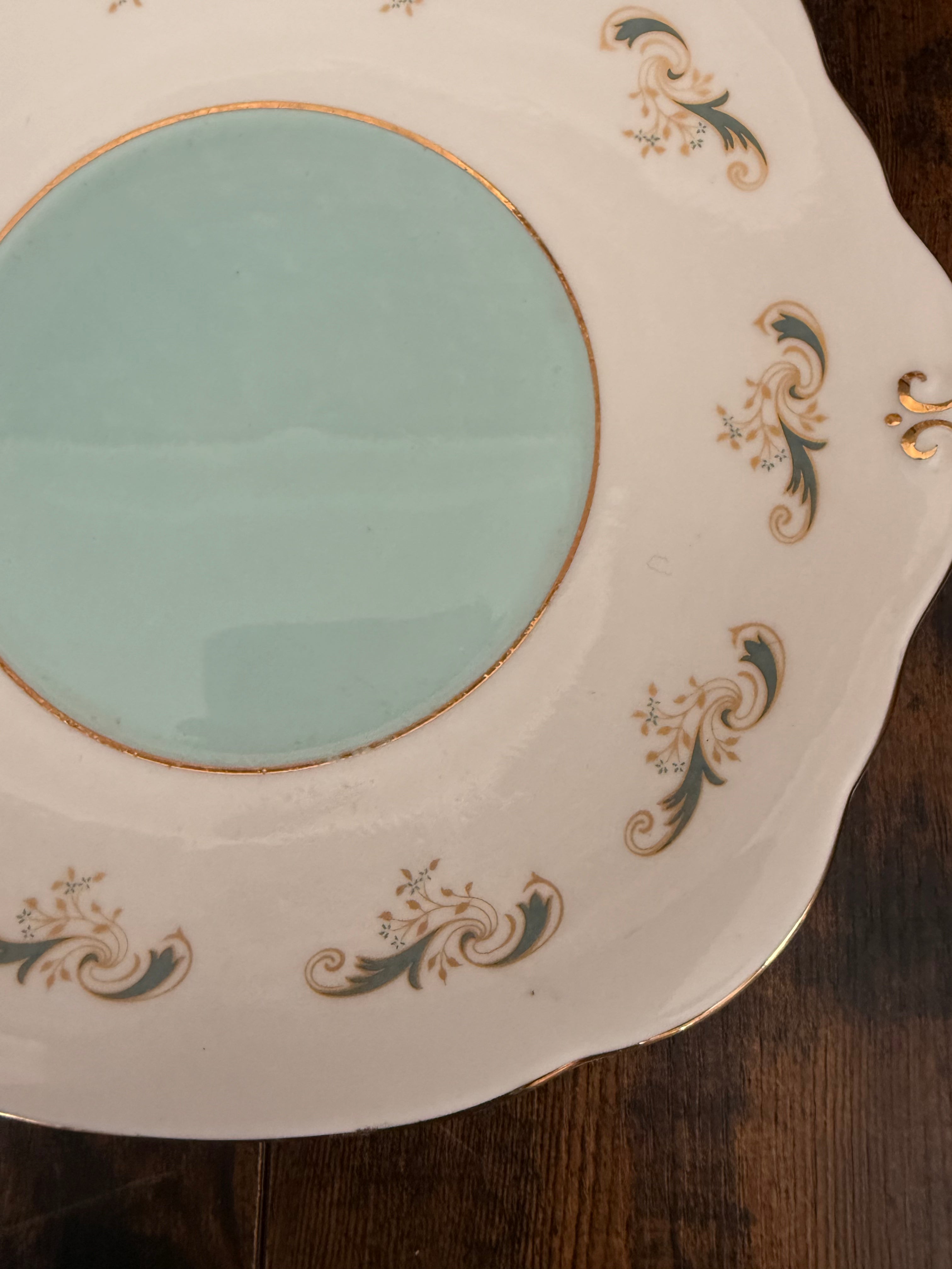 Vintage Cake Plate.  image 1
