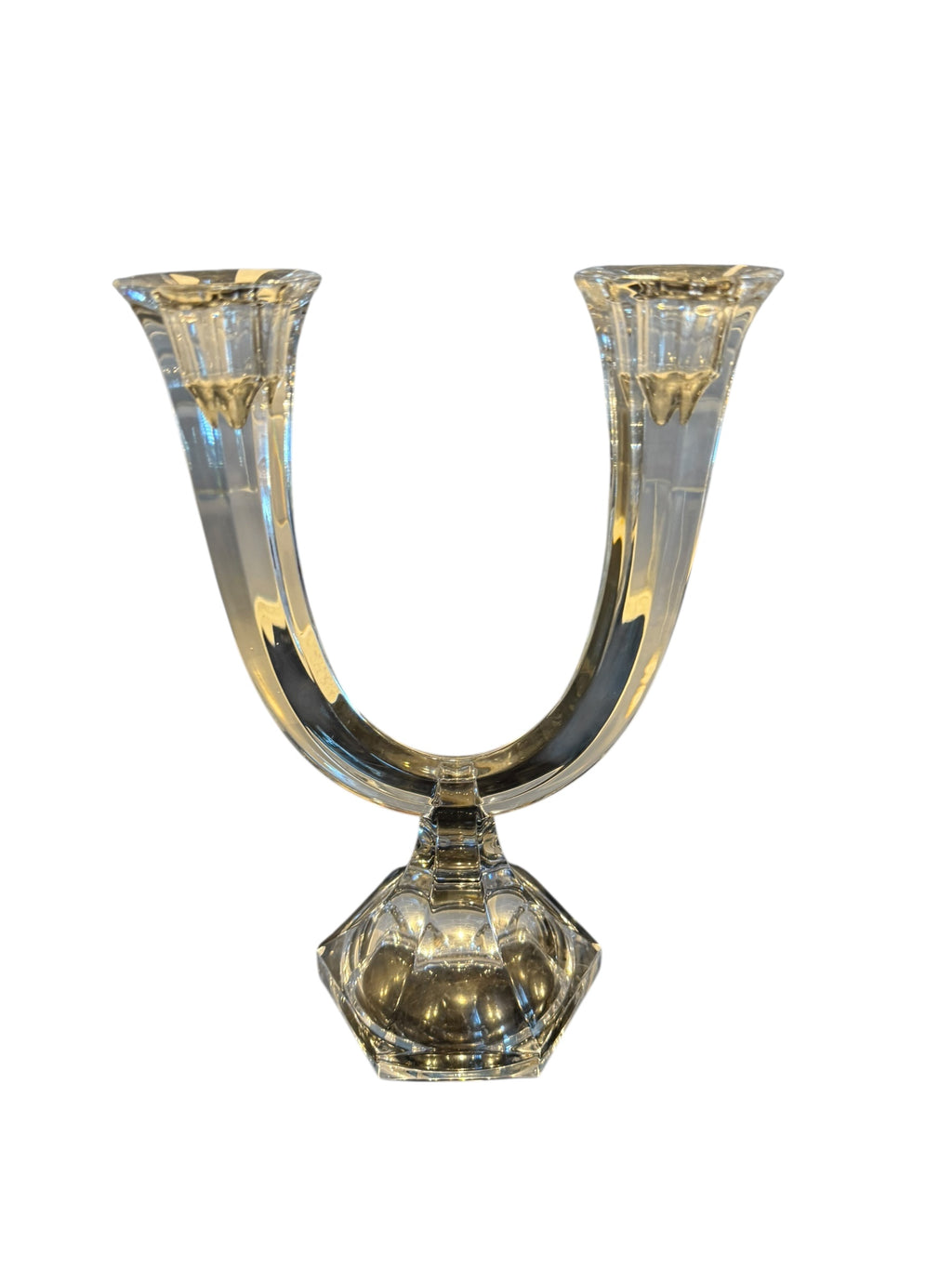 Large Glass Candle Stick image 2