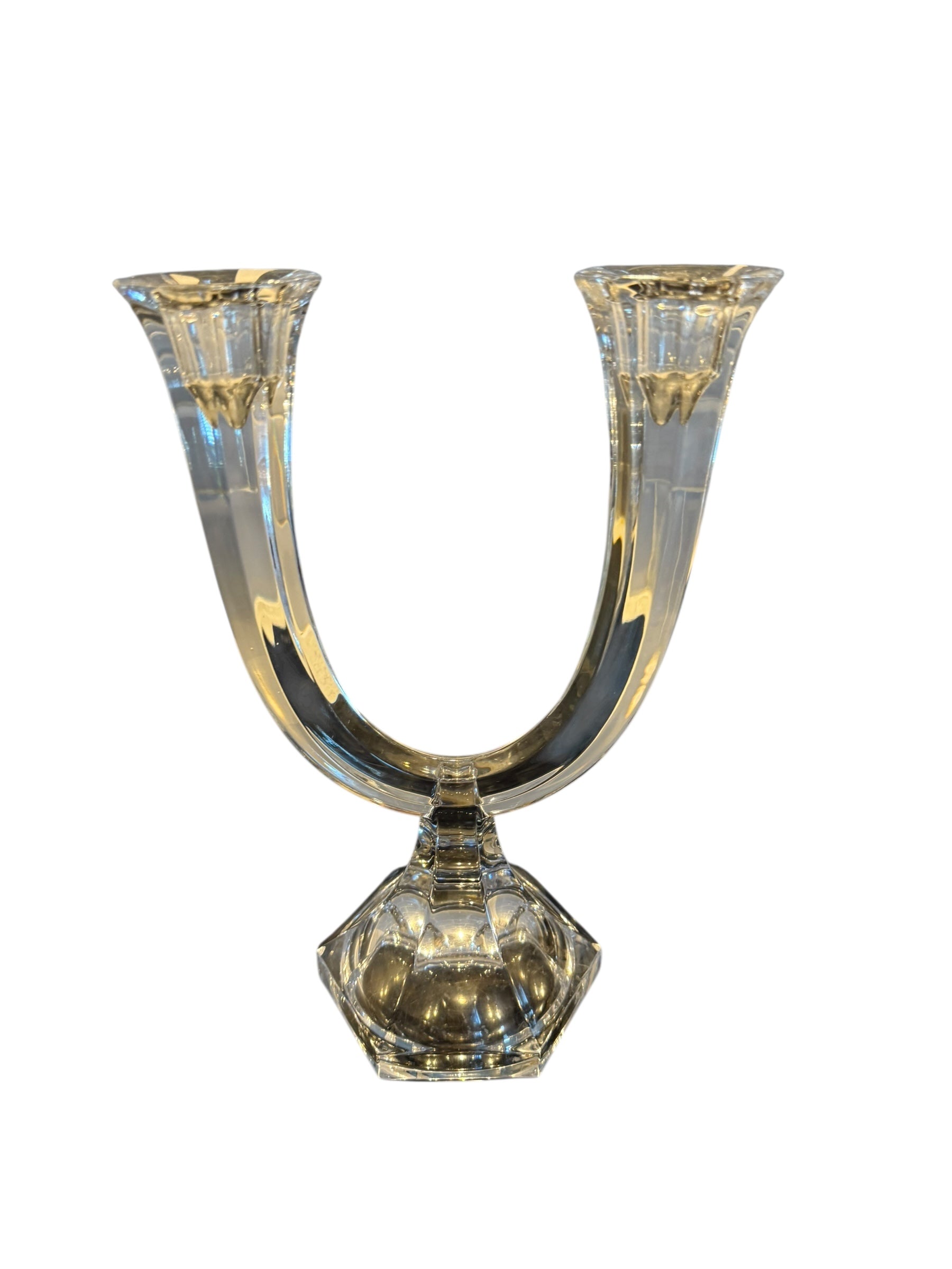 Large Glass Candle Stick image 2