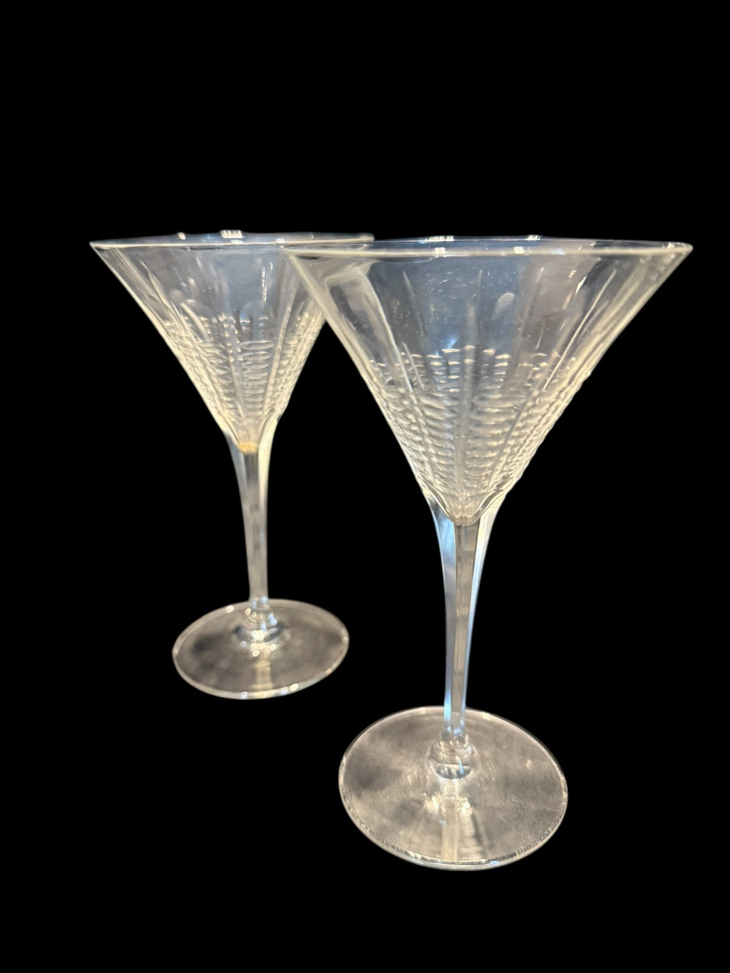 Set 2 Vintage Shot Crystal Glasses. Stemmed image 6