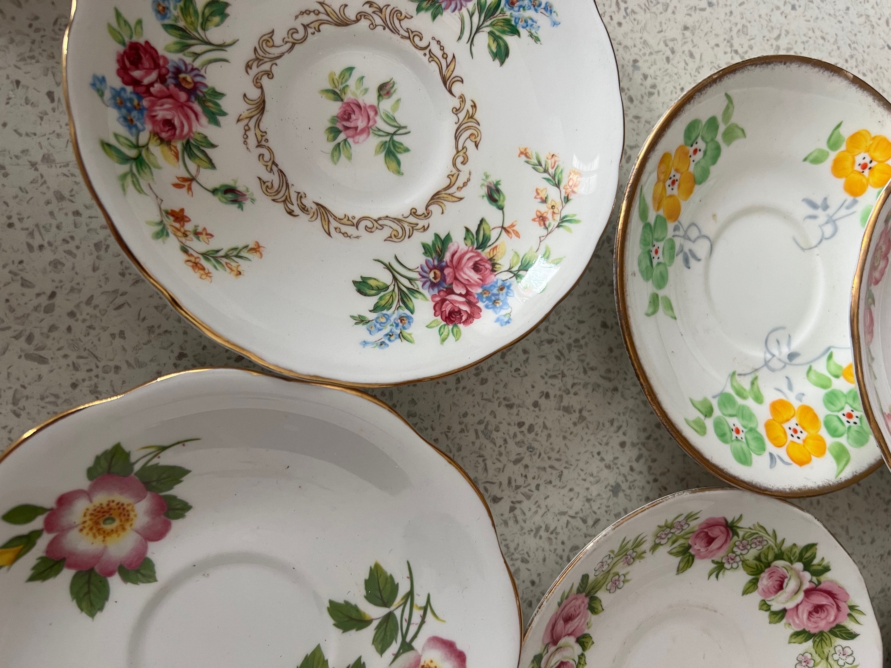 X 50 Vintage China Saucers.  image 9