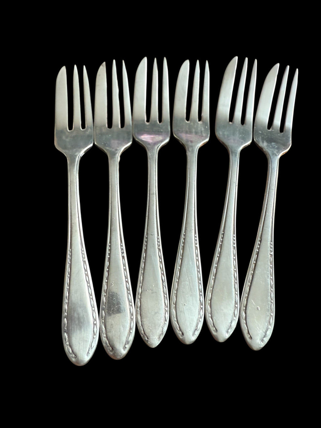 Set 6 Vintage Pastry/Cake Forks image 5