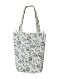 Handmade Blue Floral Design Tote image 0
