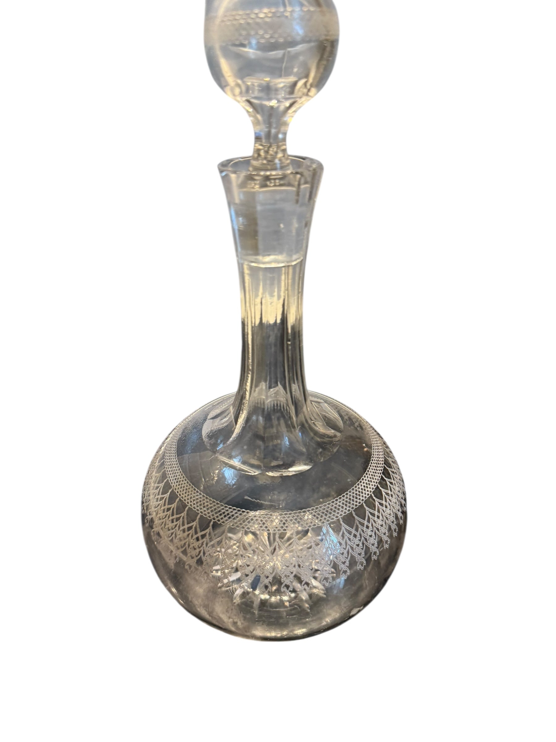 Vintage Decanter. Etched Glass. image 3